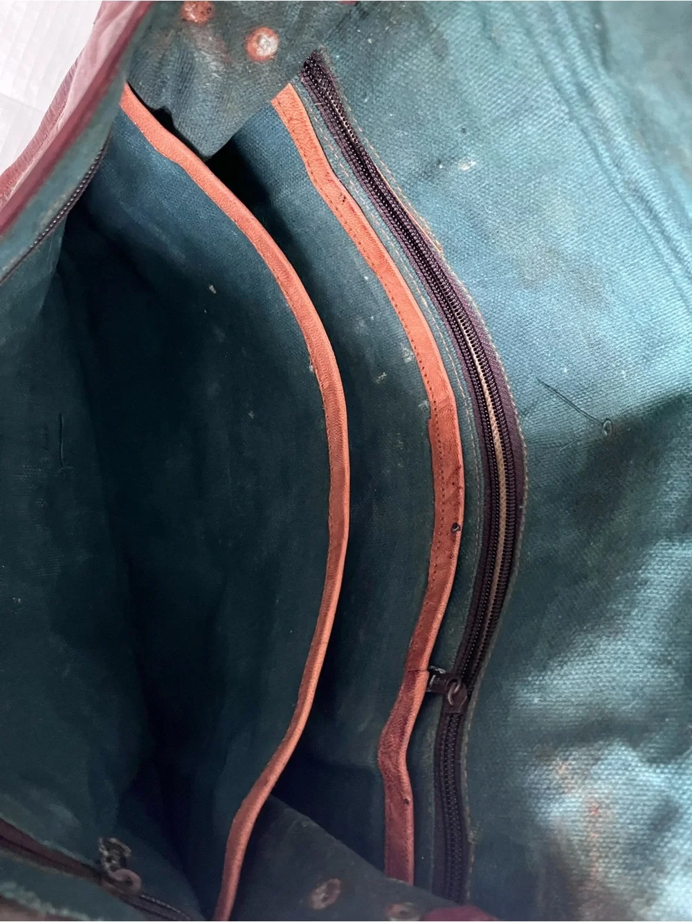 Vintage Rustic Leather Messenger Bag Satchel Laptop Briefcase Crossbody